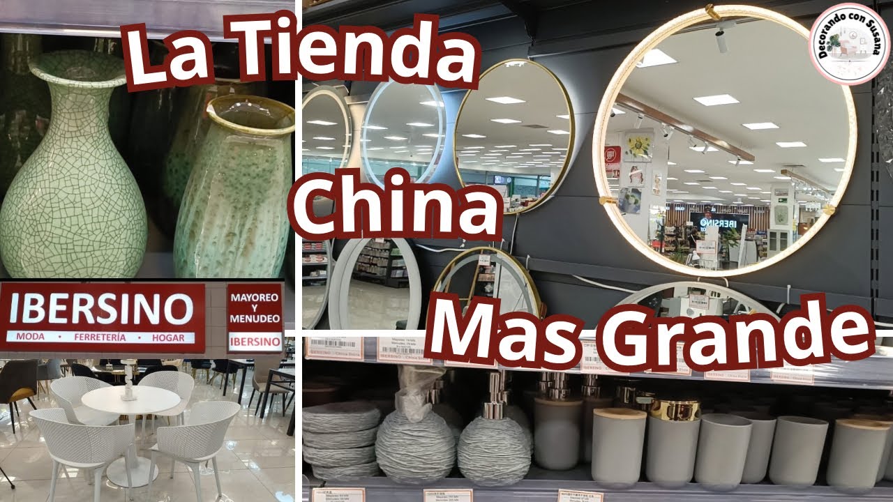 NUEVO RECORRIDO EN IBERSINO LA TIENDA  CHINA MAS GRANDE EN MÉXICO DECORACIÓN HOGAR 2025 #viralvideo 