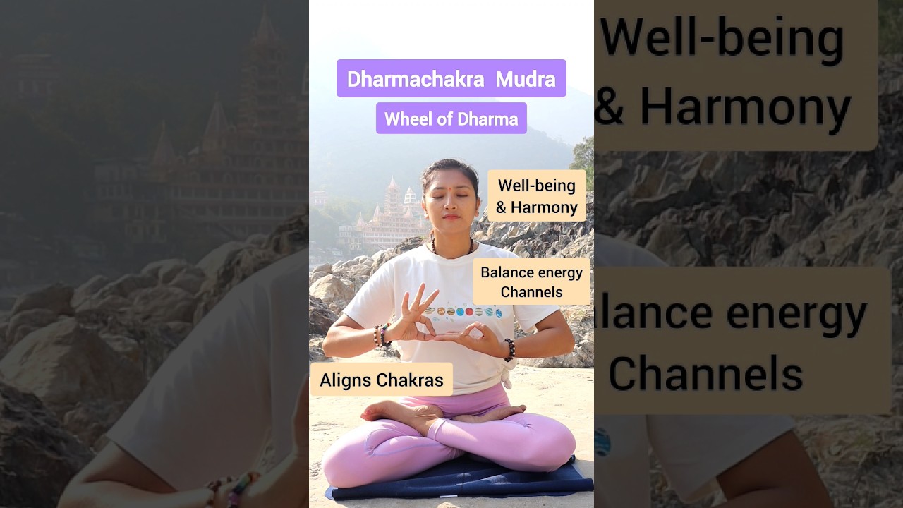 Dharmachakra Mudra | kaala Chakra | wheel of dharma | #mudra #mudratherapy #yoga #buddha