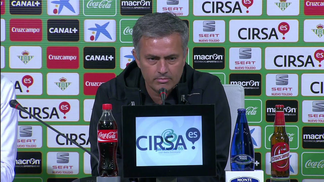 La Liga | Rueda de Prensa de Mourinho tras el Real Betis - Real Madrid (1-0) | 24-11-2012 | J13