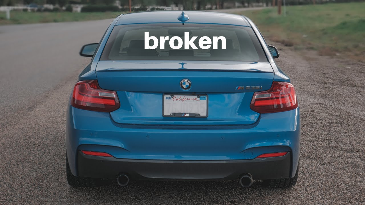 MY TRUNK IS BROKEN! First REAL Issue With my M235i