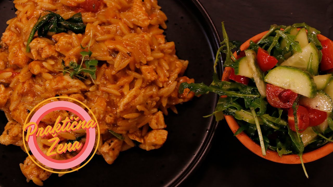 Praktična žena – 1. Orzo pasta sa ćuretinom u sosu od luka 2. Fun fit salata