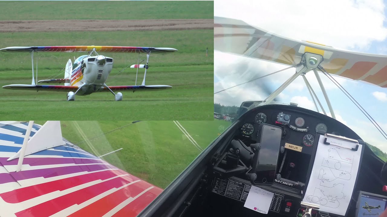 Christen Eagle II - Aerobatic Flight Onboard 3 CAMS