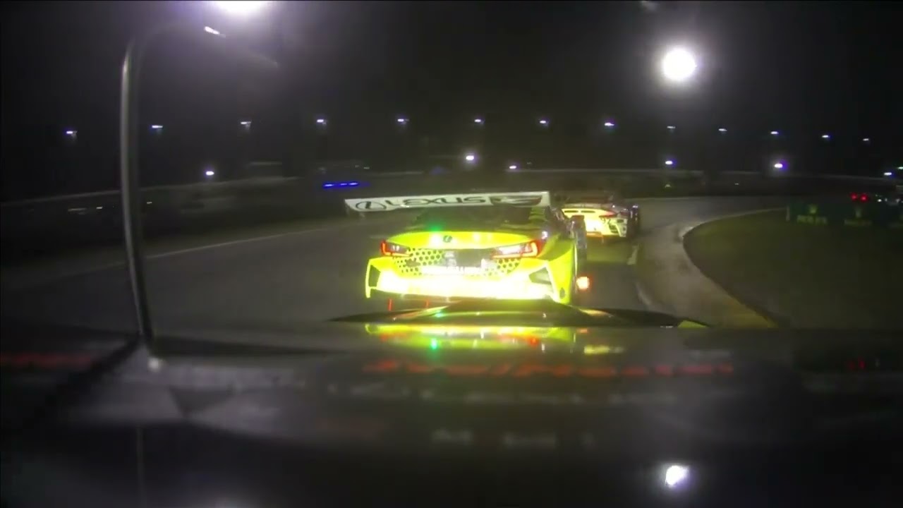 Lexus RCF GT3 Night Onboard (#14 Vasser Sullivan Racing) | 2023 24 Hours of Daytona