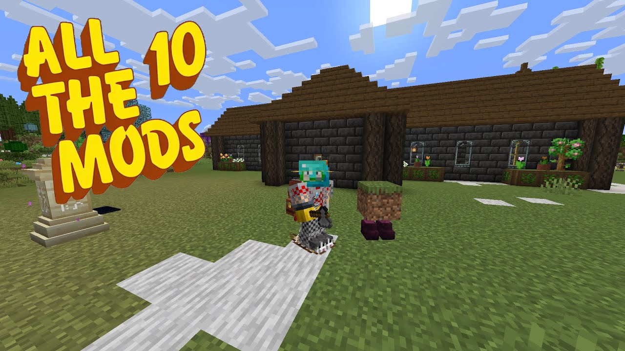 All The Mods 10 Episode 1: Building a base and Integrated Dynamics