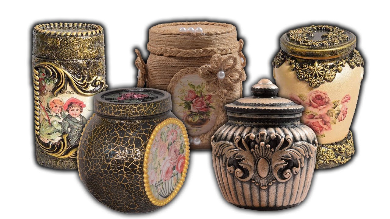 TOP 5 IDEAS FOR JARS DECOR / DIY