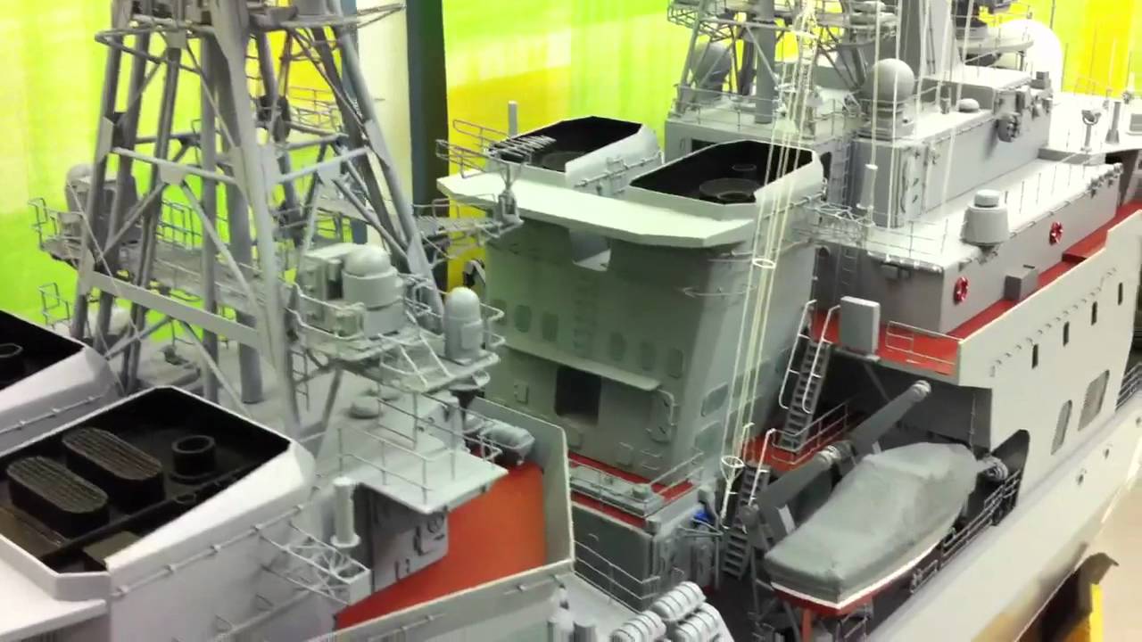Udaloy II RC Model warship 1/72 Scale  Адмирал Чабаненко