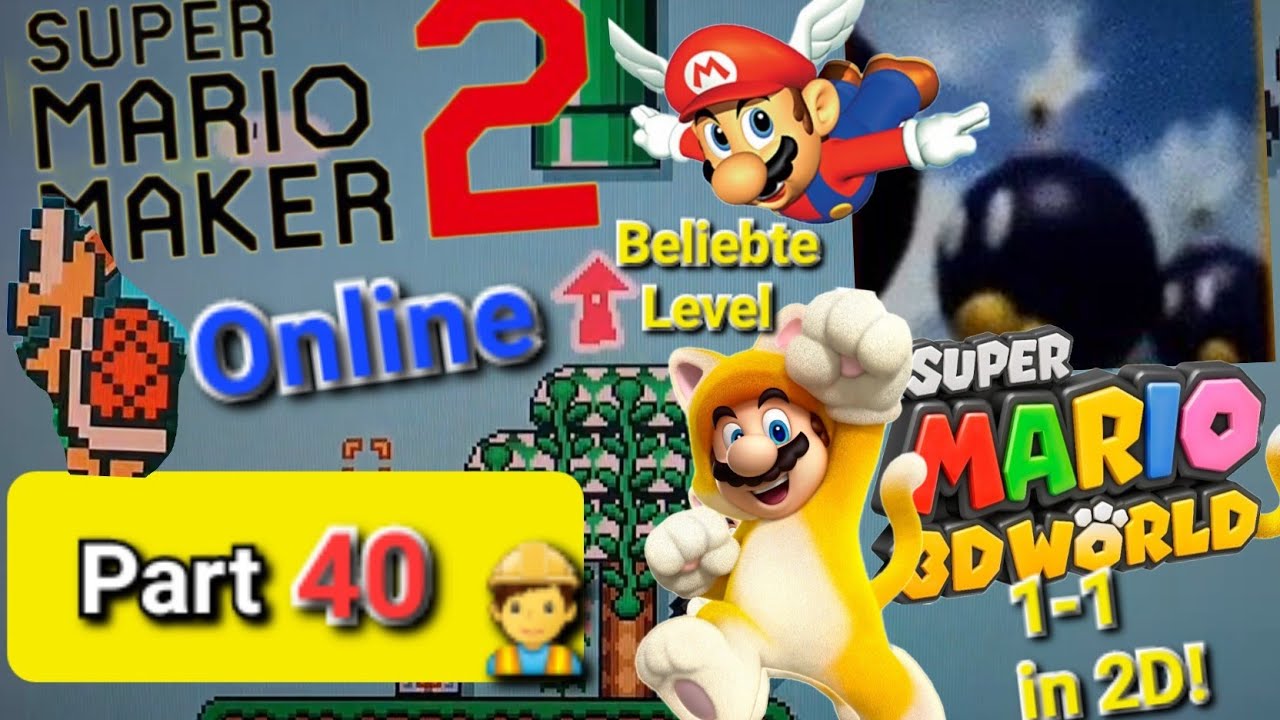 MARIO 3D WORLD 1-1 in 2D (REMAKE) wurde GEBAUT! | Super Mario Maker 2 Online (Trends) Comeback 