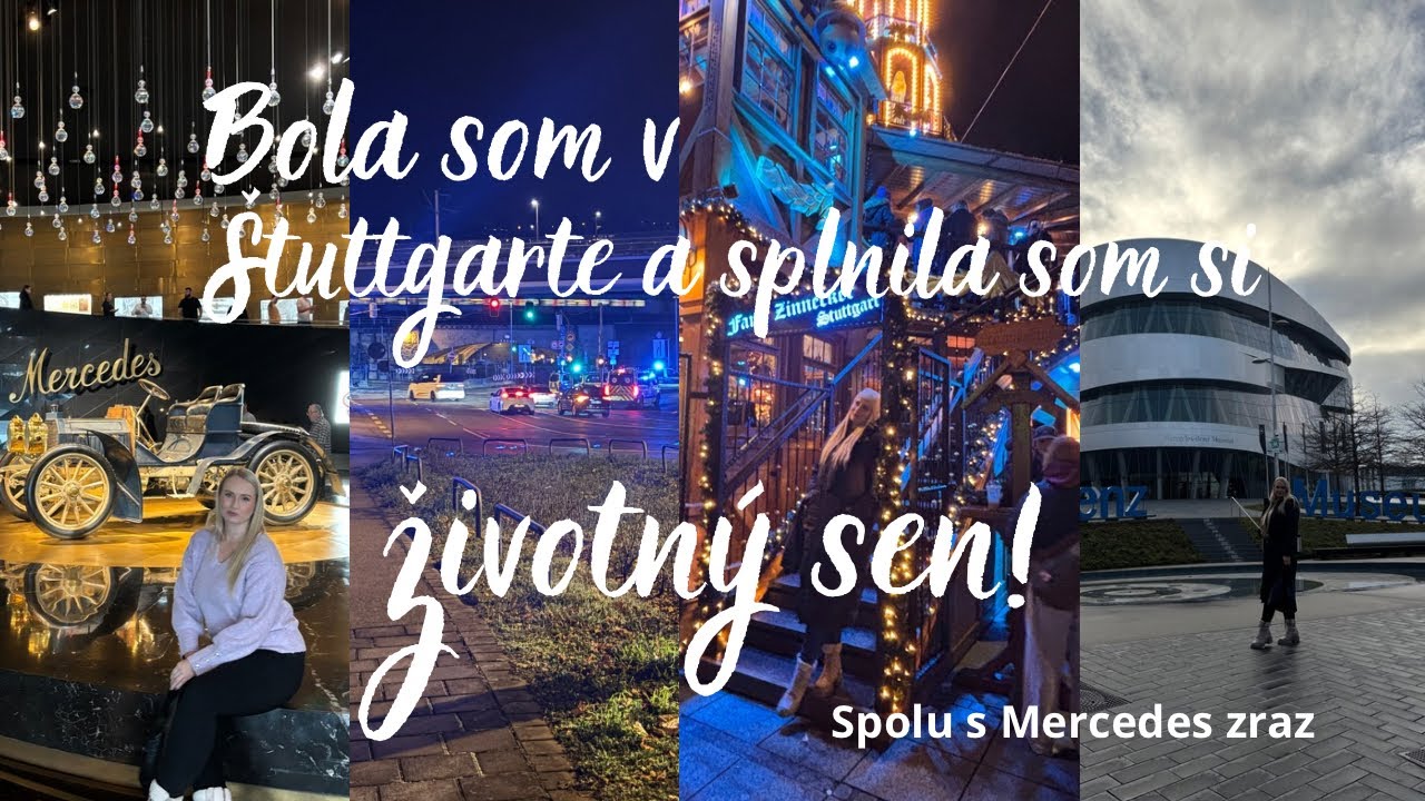 Bola som v Stuttgarte splniť si životný sen spolu s Mercedes zrazom