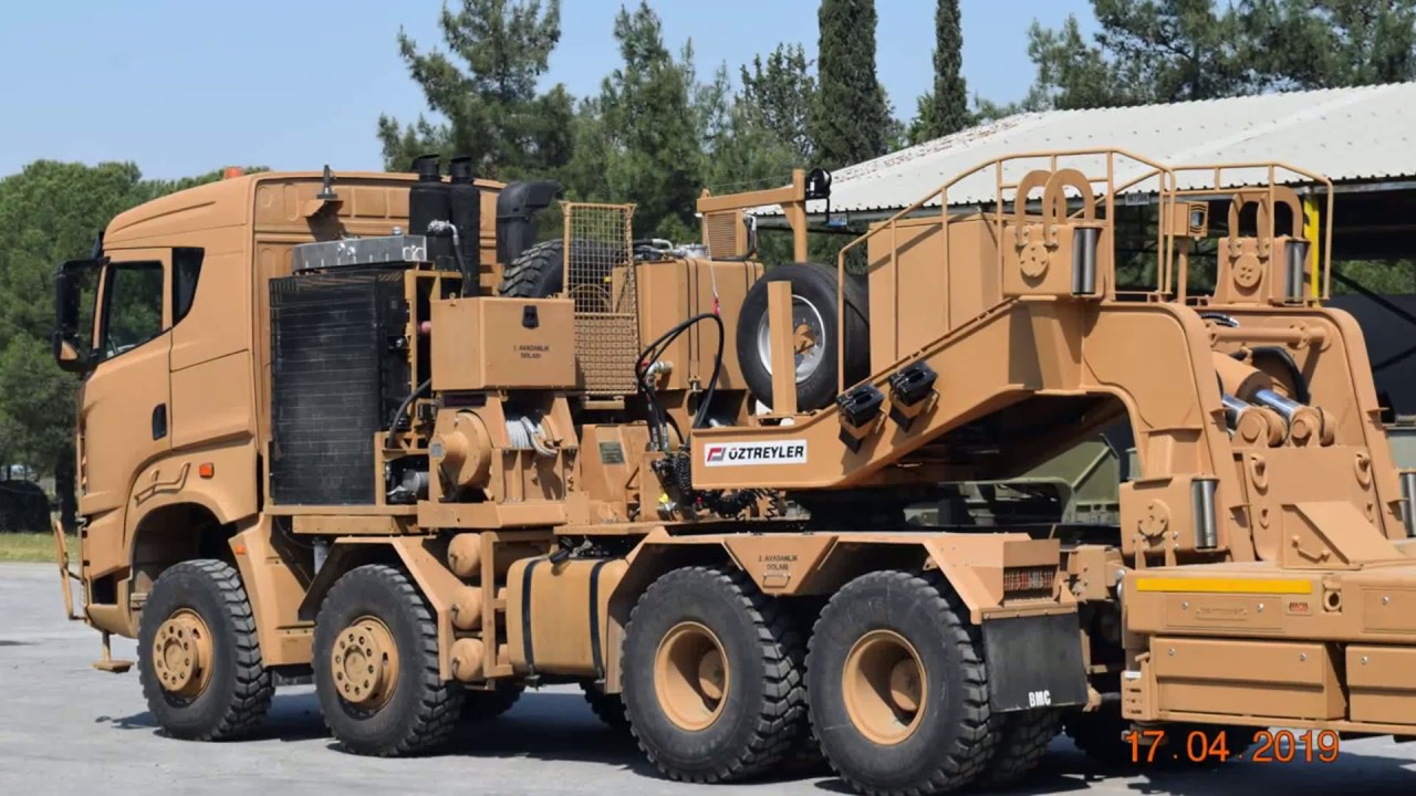 Tank Taşıyıcı - 70 Ton çekme kapasiteli hidrolik halat tamburları