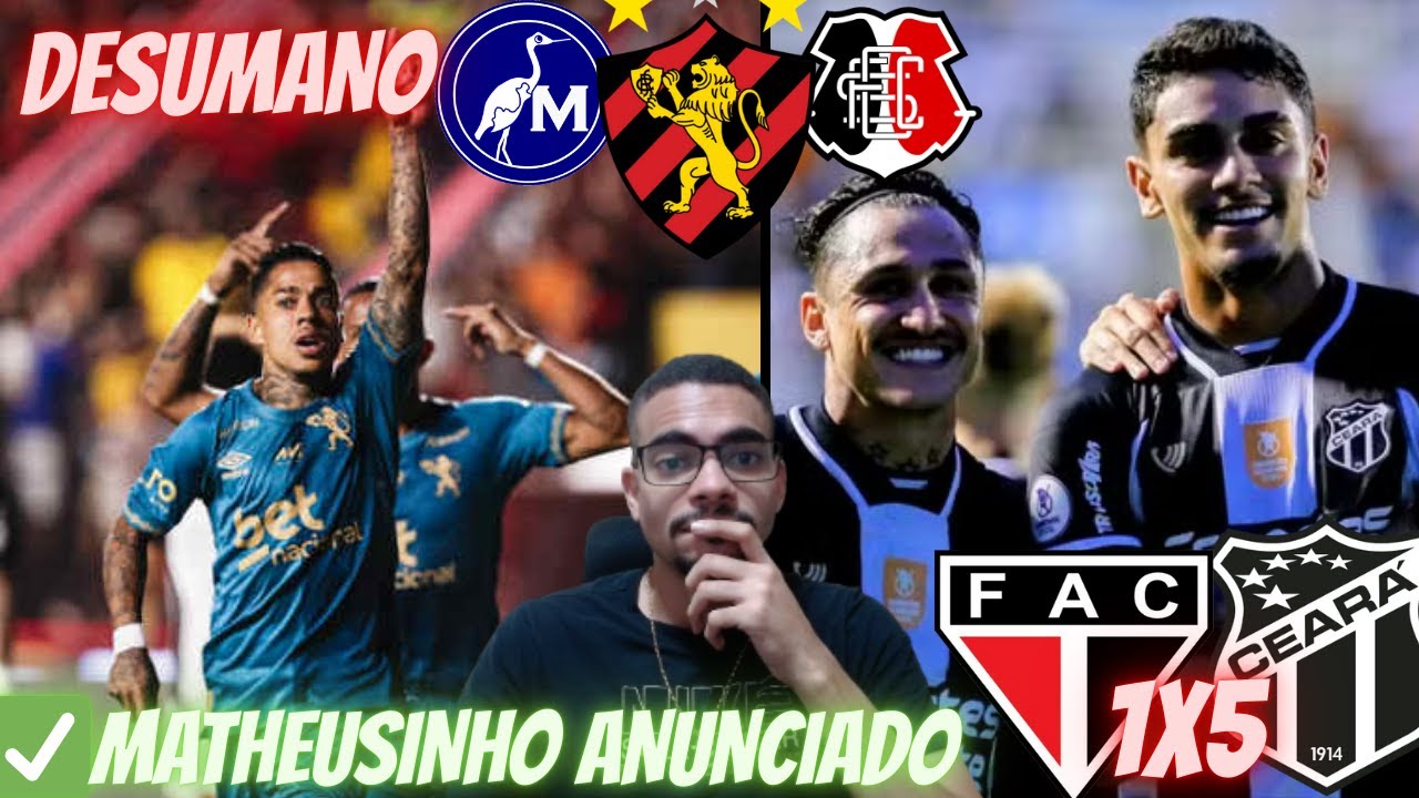 💣DESUMANDO JOGO DO SPORT ÀS 15:00 : MAGUARY X SPORT | MATHEUSINHO | CEARÁ 5X1 FERROVIÁRIO