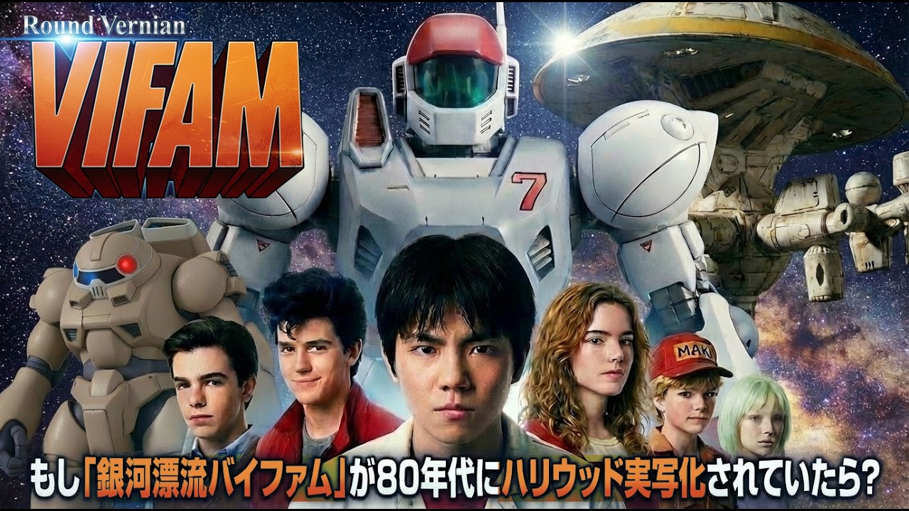もし『銀河漂流バイファム』が80年代にハリウッドで実写化されていたら | AI動画