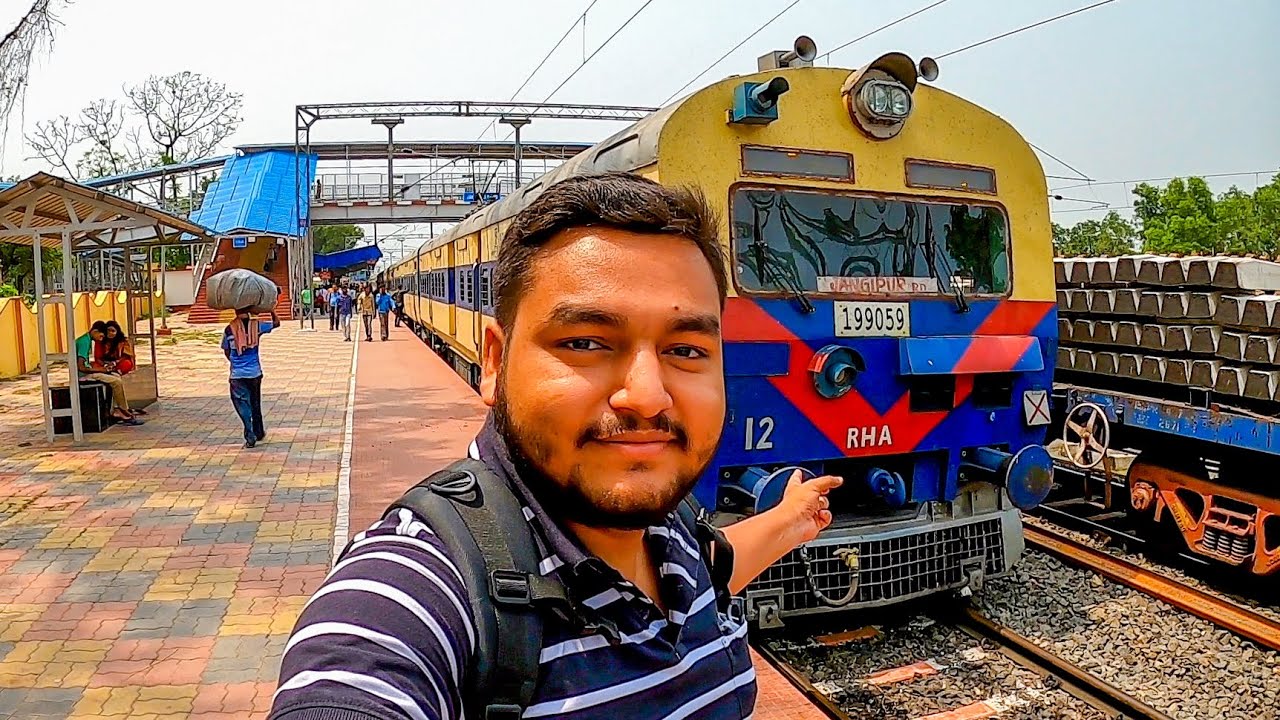 East India's Longest Passenger Train Journey Jangipur Sealdah MEMU Passenger Train Vlog