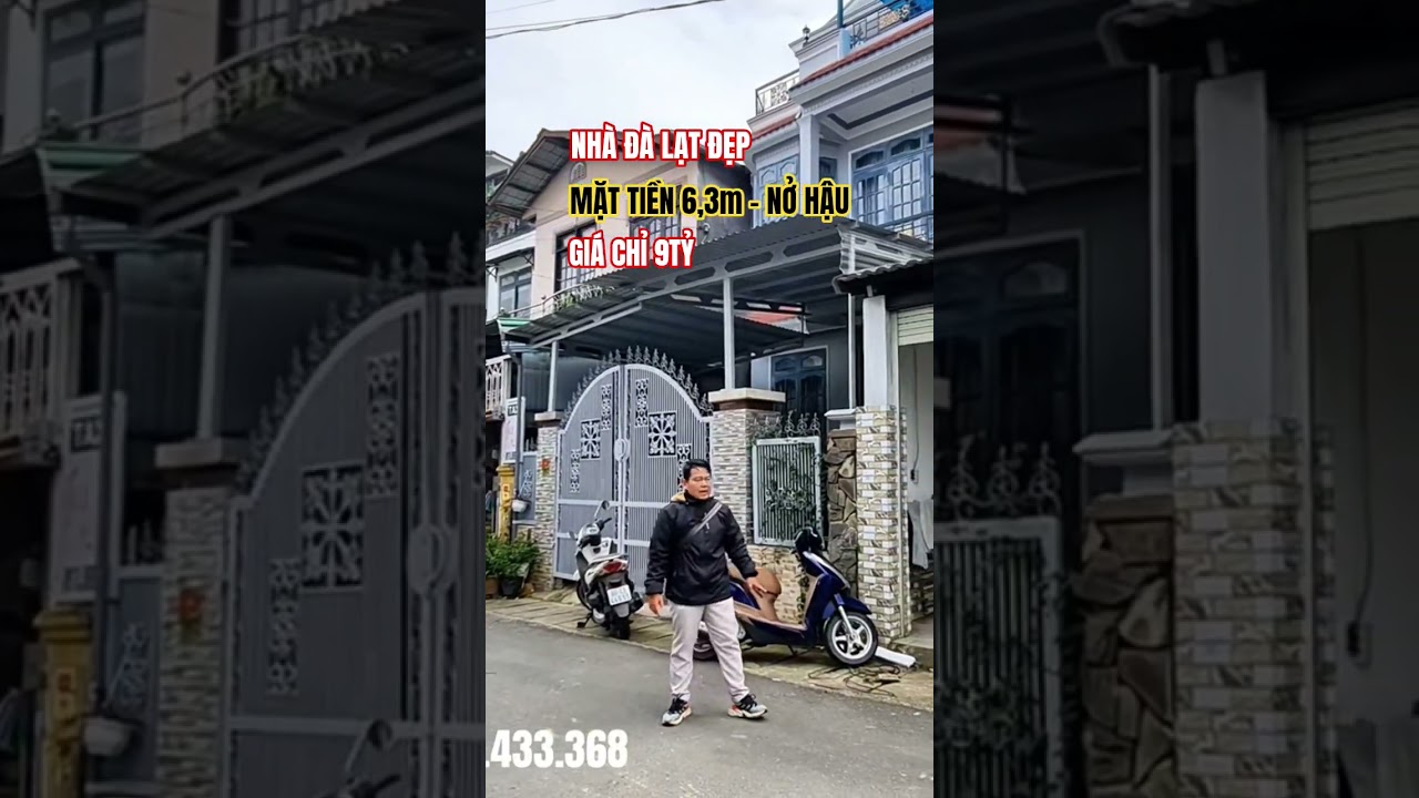 Nh&agrave; Đ&agrave; Lạt đẹp mặt tiền rộng gi&aacute; dưới 10tỷ #shorts #nhadalat #nhadalatdep #touyenbds