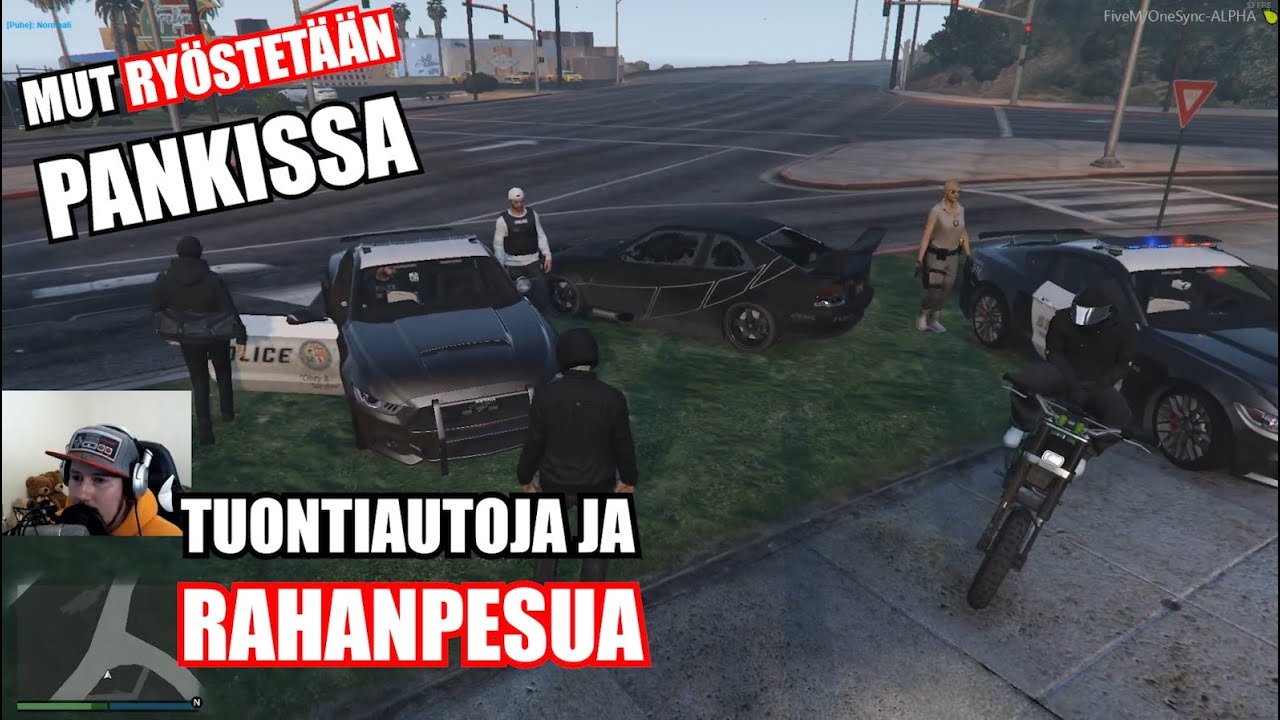 GTA V RP - Tuontiautoja ja takaa-ajoja #65 (Rosvo)