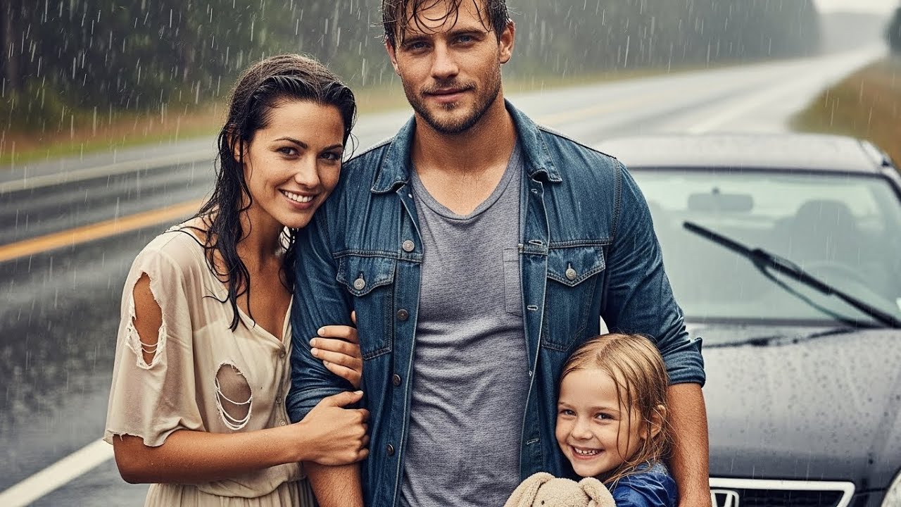 Poor Dad Sheltered A Woman From The Rain, Not Knowing She Was A Billionaire Falling For Him