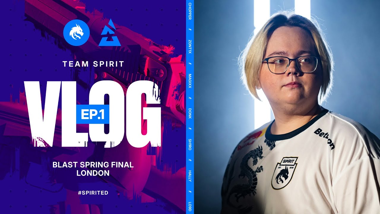 TEAM SPIRIT: BLAST SPRING FINAL 2024. VLOG 1