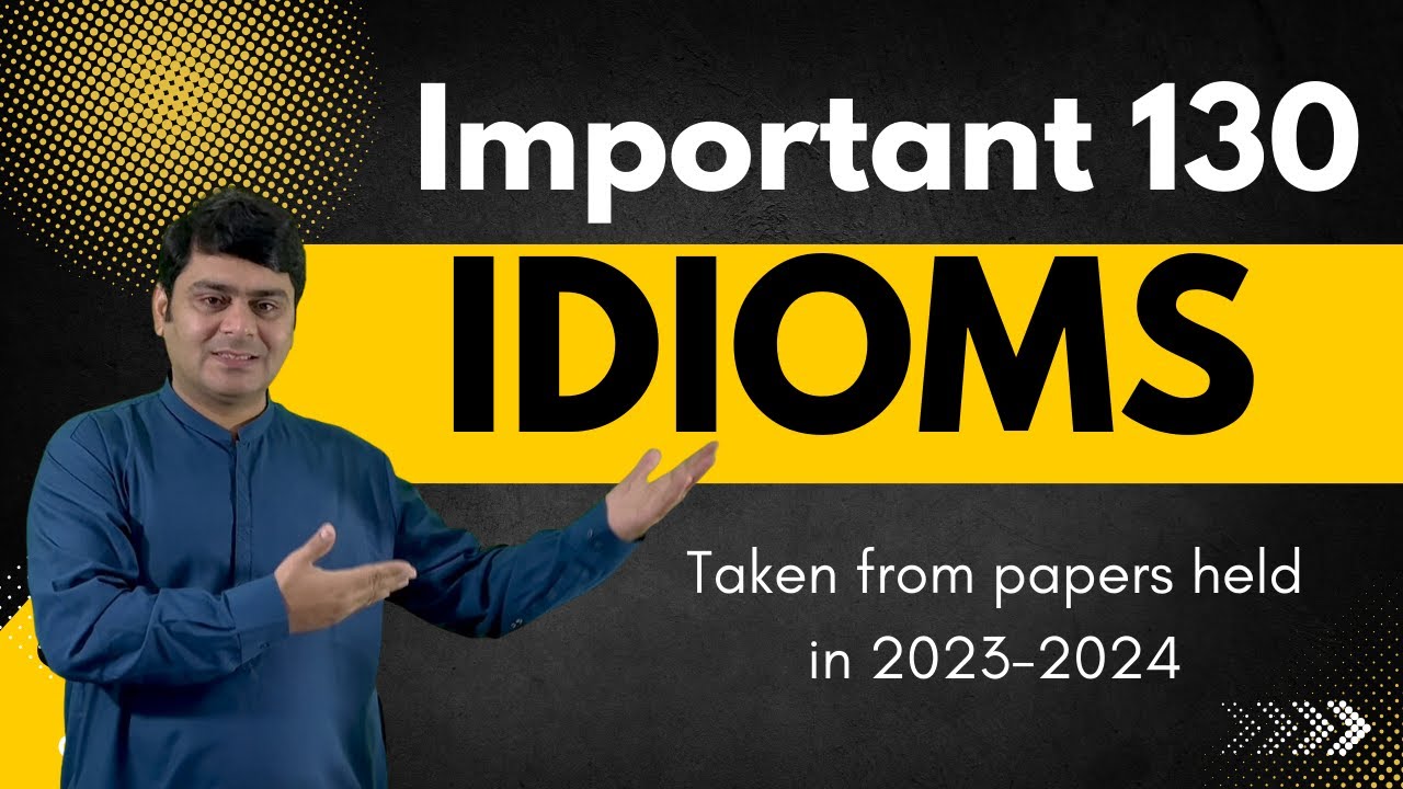 Important English Idioms with explanation #pera #ppsc #subinspector