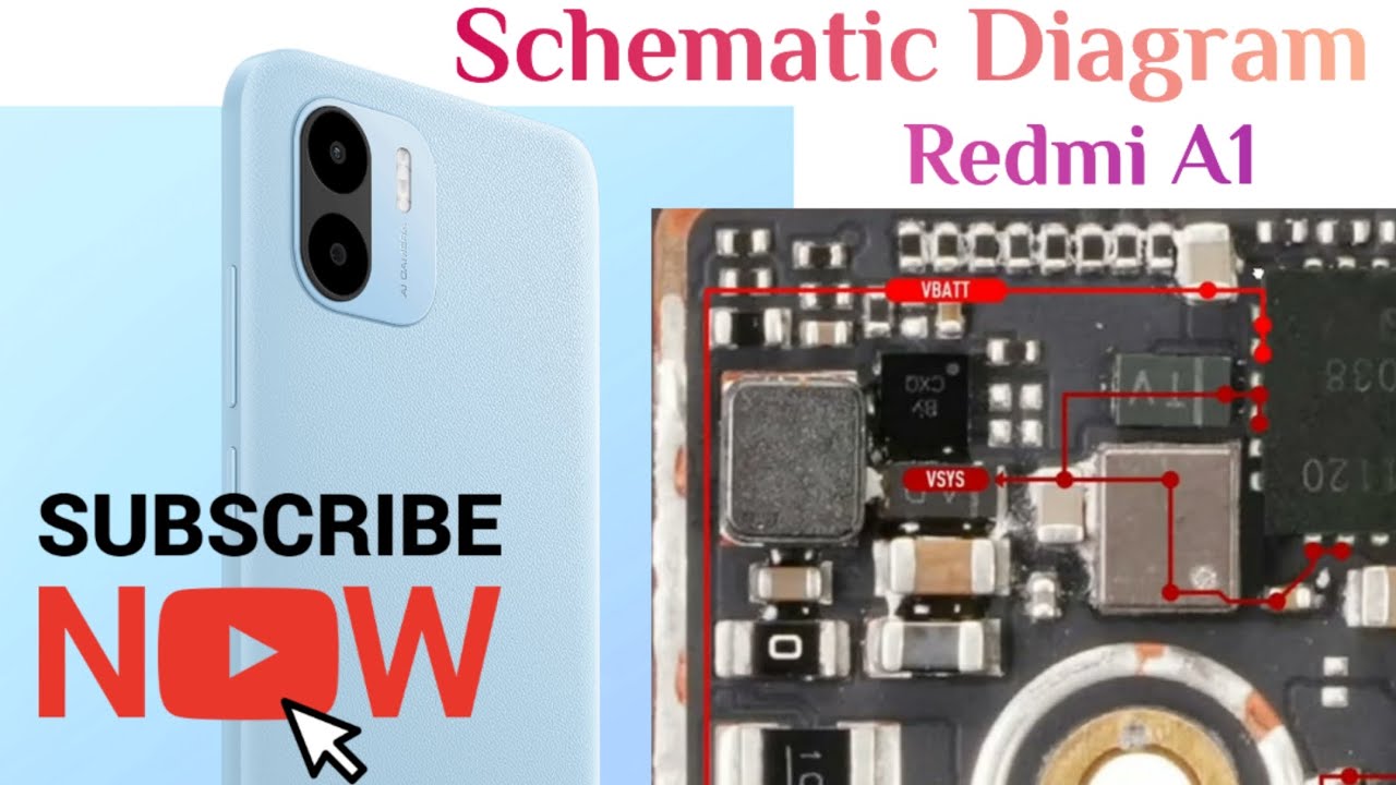 Schematic Diagram of Redmi  A1 | Redmi A1 schematic Diagram