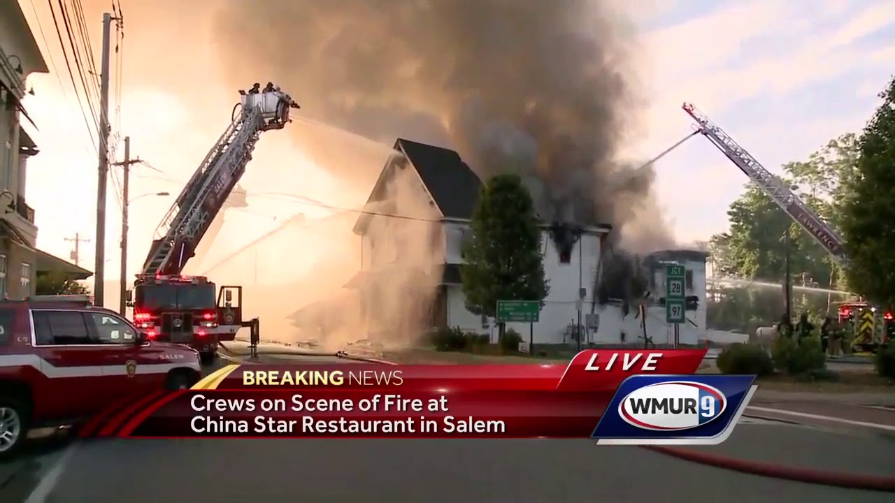 Crews battle fire at China Star Restaurant in Salem