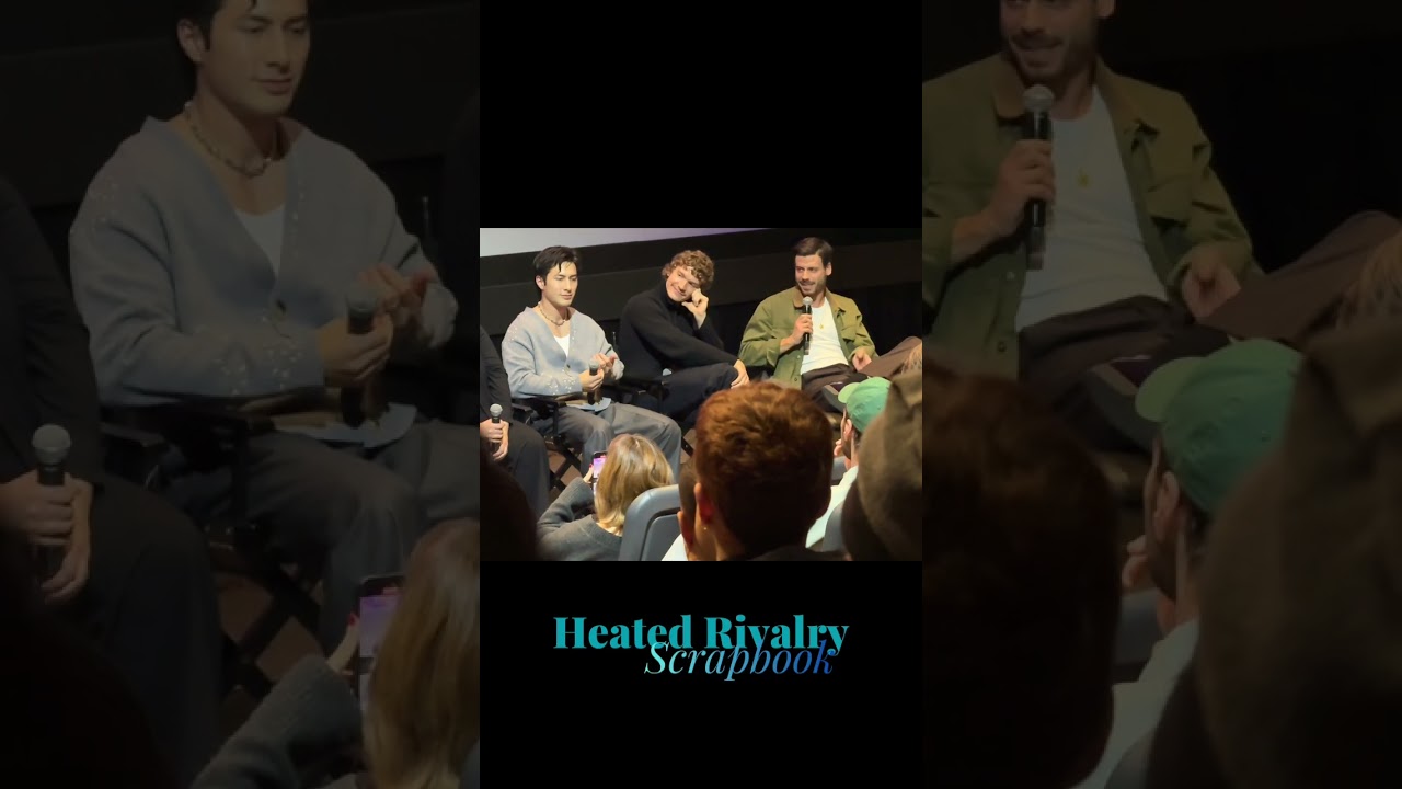 Heated Rivalry Montréal Premiere Q&A:Connor Storrie, Hudson Williams, François Arnaud, Jacob Tierney
