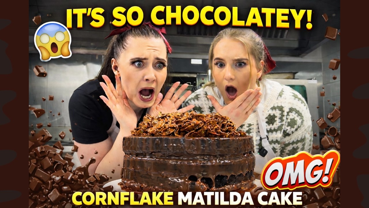 Cornflake Matilda Cake! The Crunchy Version of the Iconic Dessert! (YUMMY)