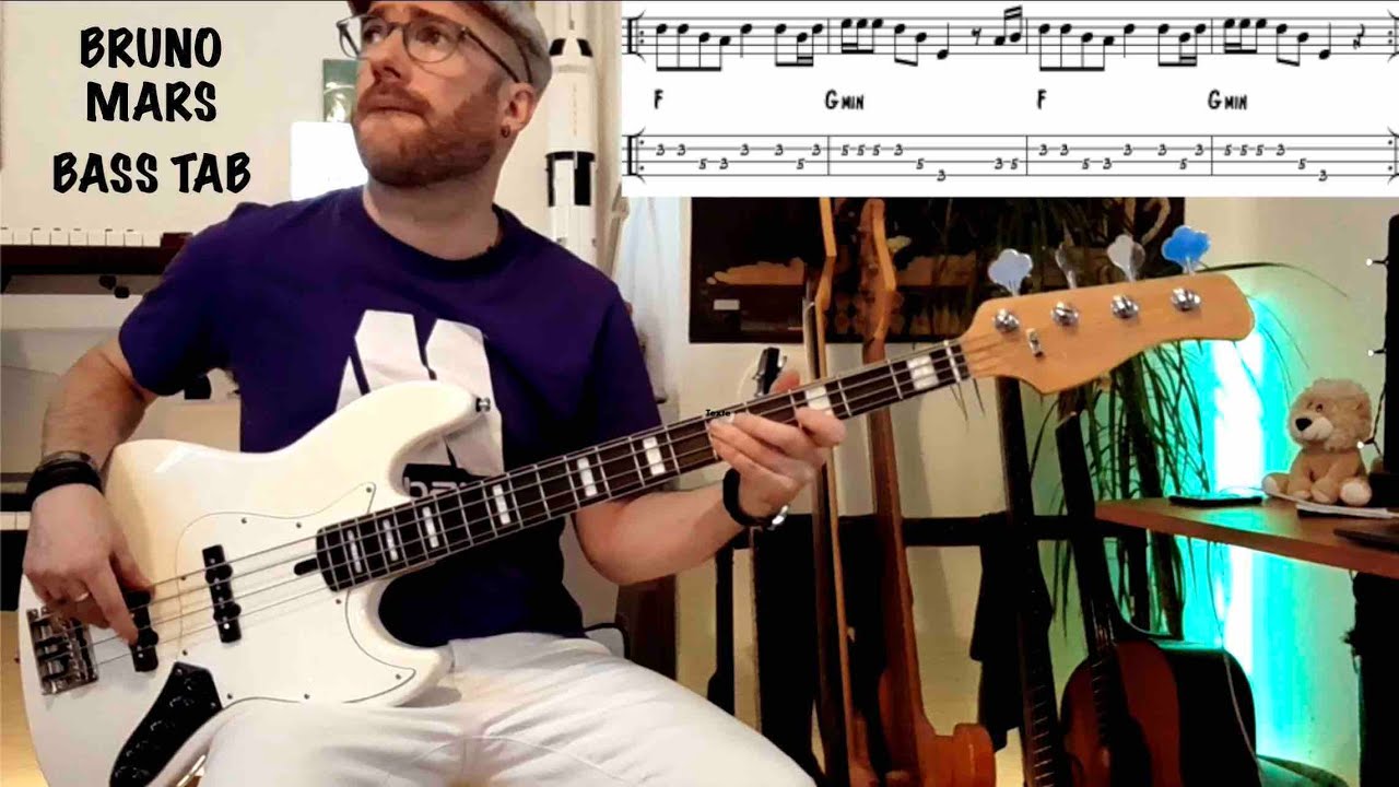 i just might  - Bruno Mars cover BASS TAB
