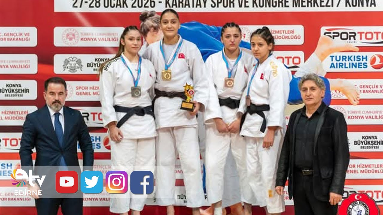 EDİRNE’YE ÇİFTE GURUR JUDODA İKİNCİLİK, GÜREŞTE ÜÇÜNCÜLÜK