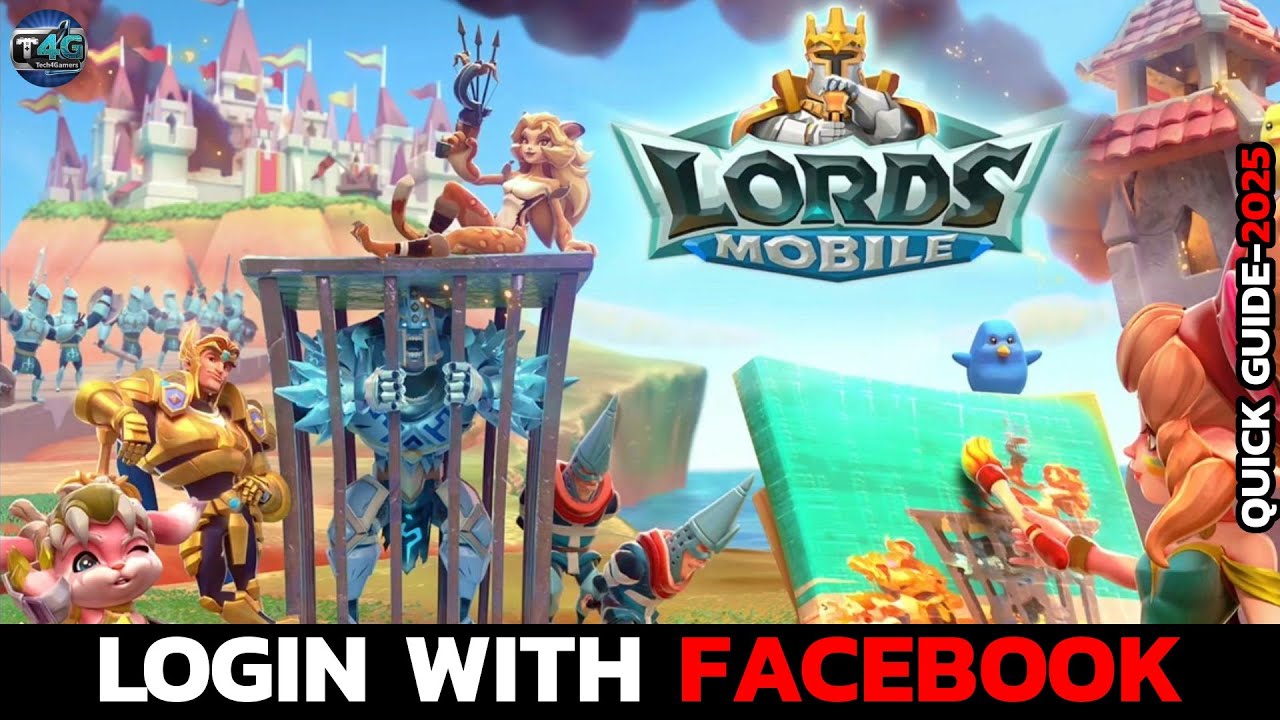 Как войти в Lords Mobile через Facebook | Пошаговое руководство