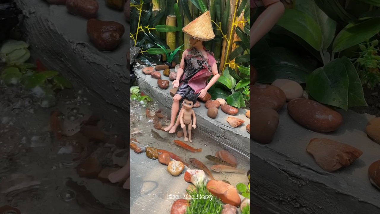Agus nyeser ikan #miniature #dapurmini