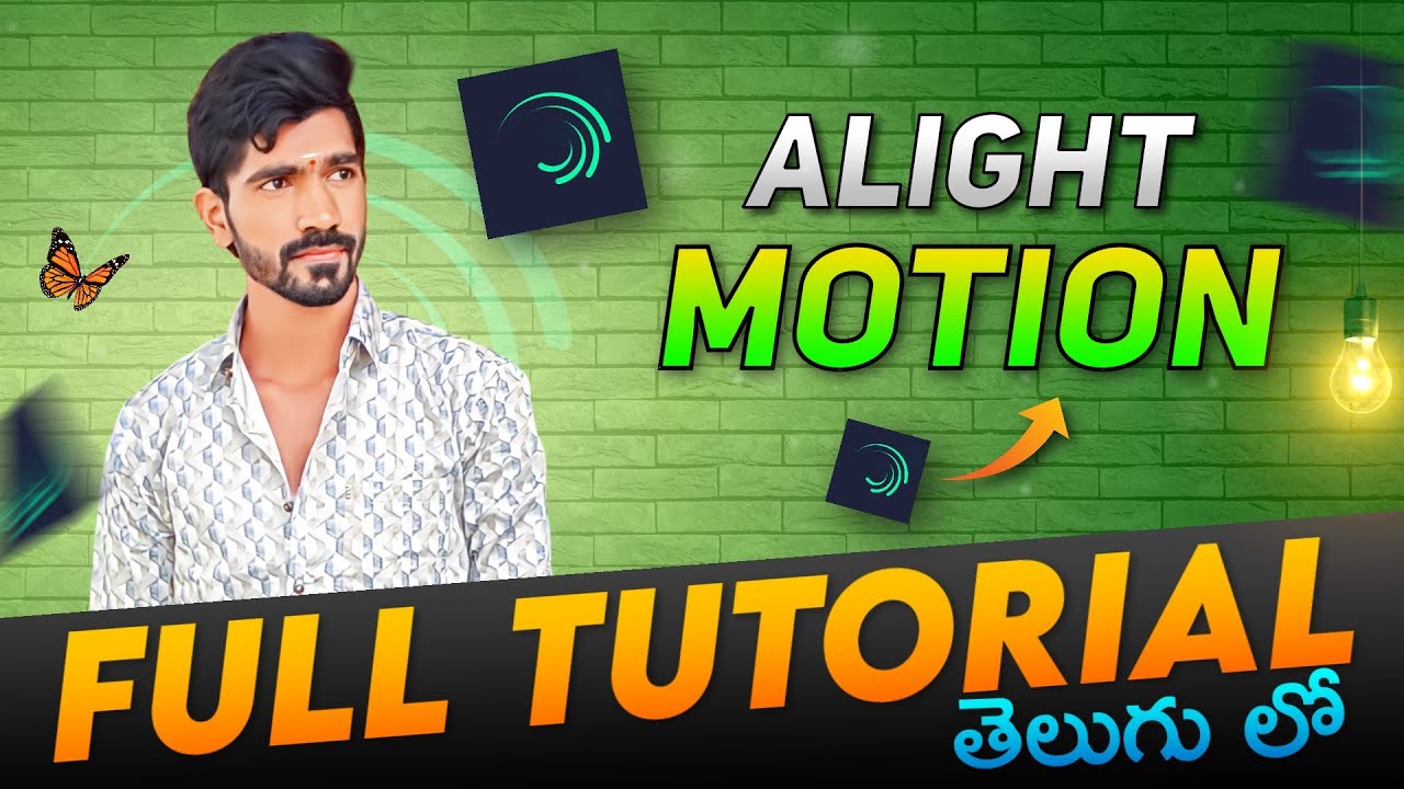 Alight Motion Full Tutorial Step by Step in Telugu