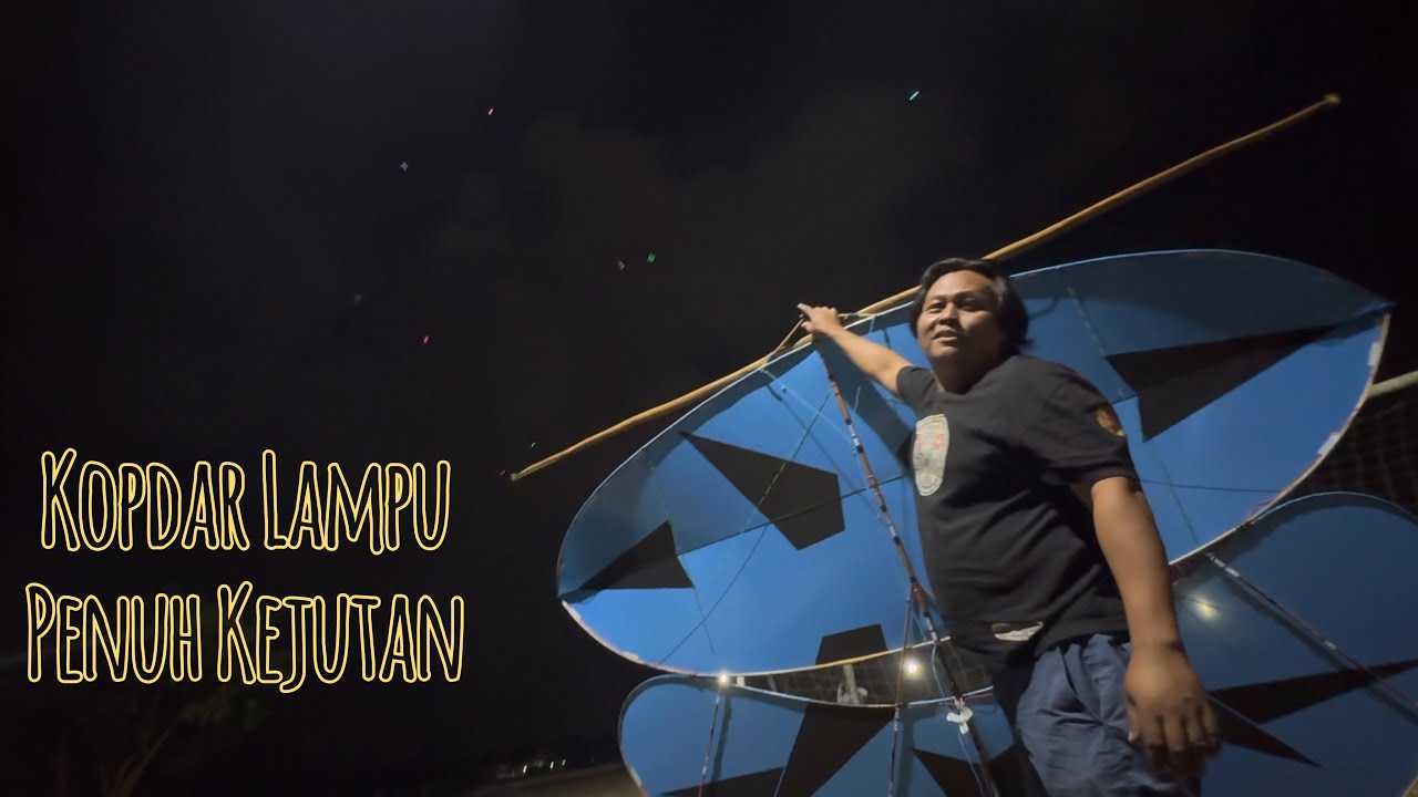 Kopdar Layangan Malam hari MAKIN MALAM MAKIN RAMAI TAKUT SAMBITAN 🤣 BAJET Layangan MODAL NYA BANYAK