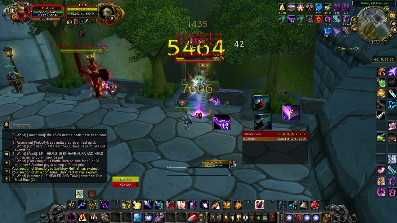 Ascension wow - deconstruct 60ilvl 3.5k+ single target