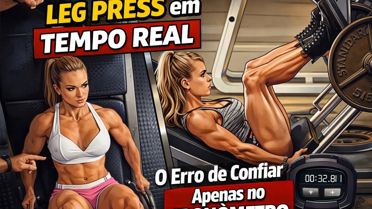 Leg Press em Tempo Real: O Erro de Confiar Apenas no Cronômetro