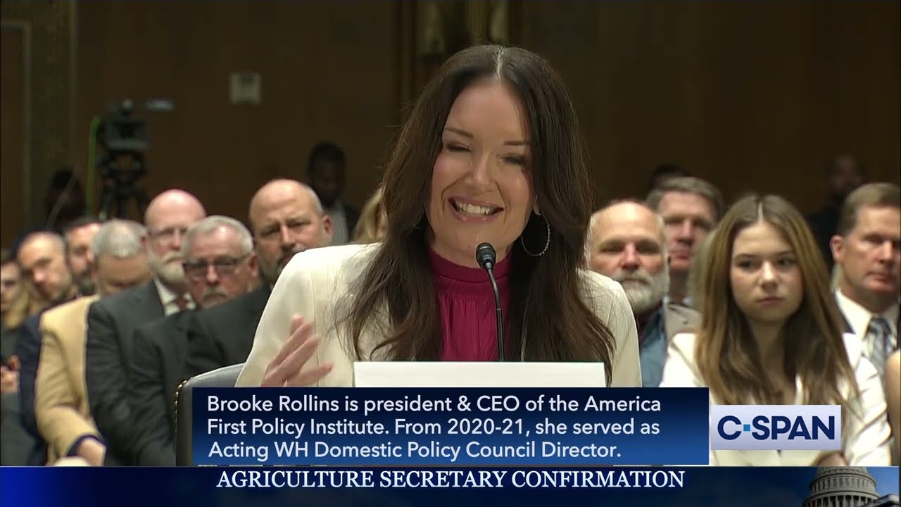 Agriculture Secretary Nominee Brooke Rollins Opening Statement