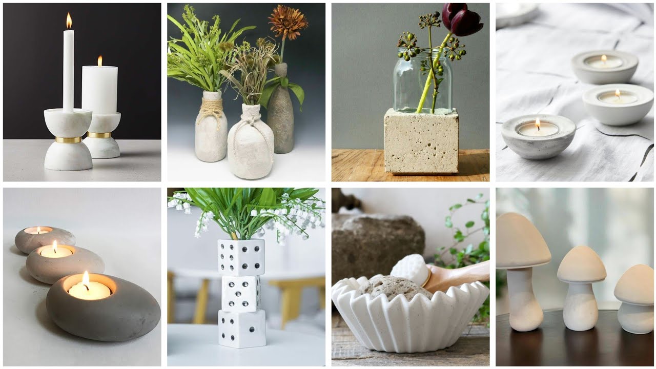 أفكار💡لديكور البيت ابدعي ديكورات لبيتك بأقل تكلفة جبس#اسمنت #craft #diy #ideas #home #افكار #diy