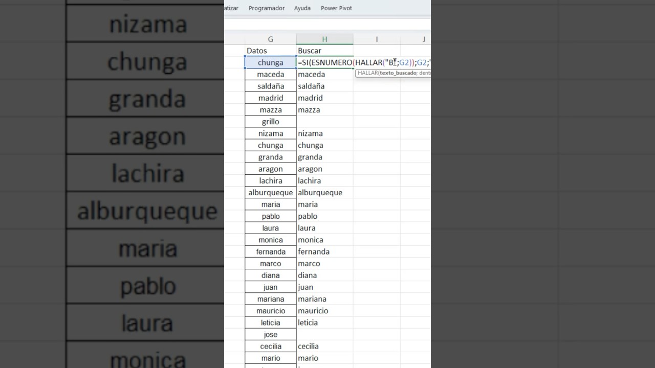 sabias que puedes Filtrar Nombres por todas las Letras Espec&iacute;fica en Excel #excelexclusivo #excel
