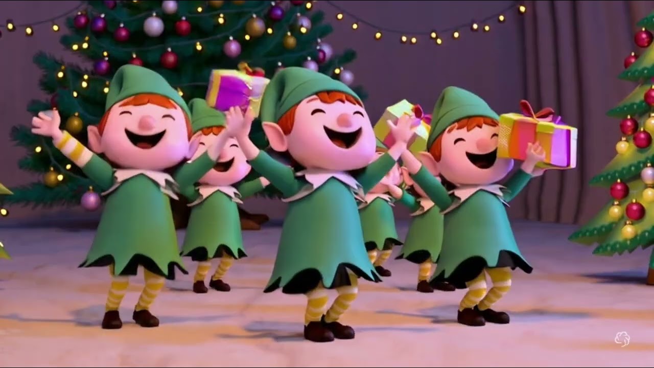Die fröhlichen Weihnachtselfen 🎁✨ | Lustiges Kinderlied zu Weihnachten | Tanzen, Lachen & Helfen!