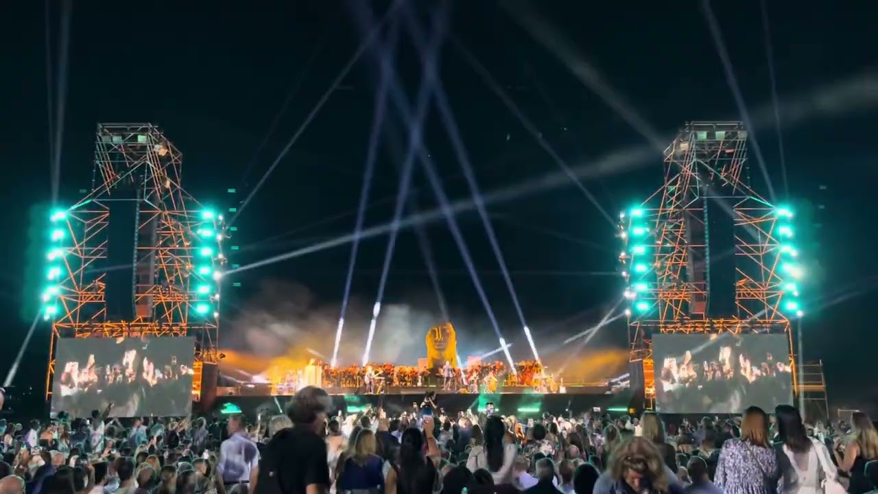 Quando quando quando, Matteo Bocelli in Teatro del Silenzio 2025, recorded by JW Noom