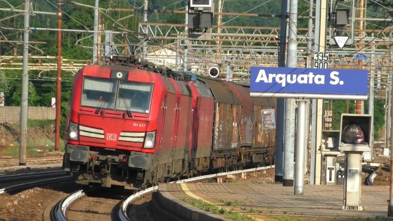 Il grande traffico ferroviario merci e passeggeri della linea dei Giovi!