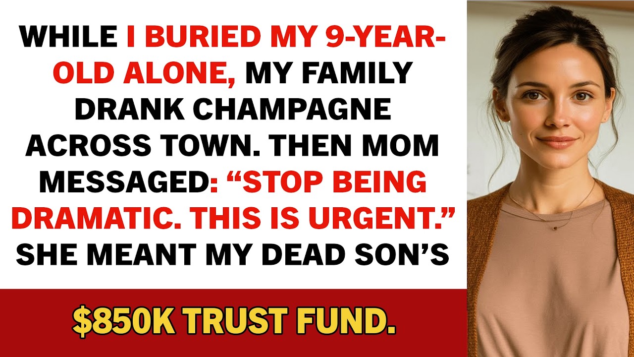 My Parents Skipped My Son’s Funeral—Then Demanded His $850K Trust for My Sister’s Wedding