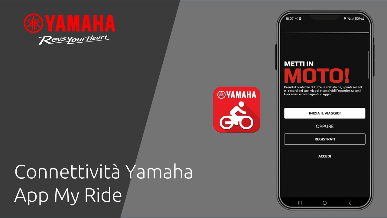 Yamaha Connectivity: My Ride app (IT)