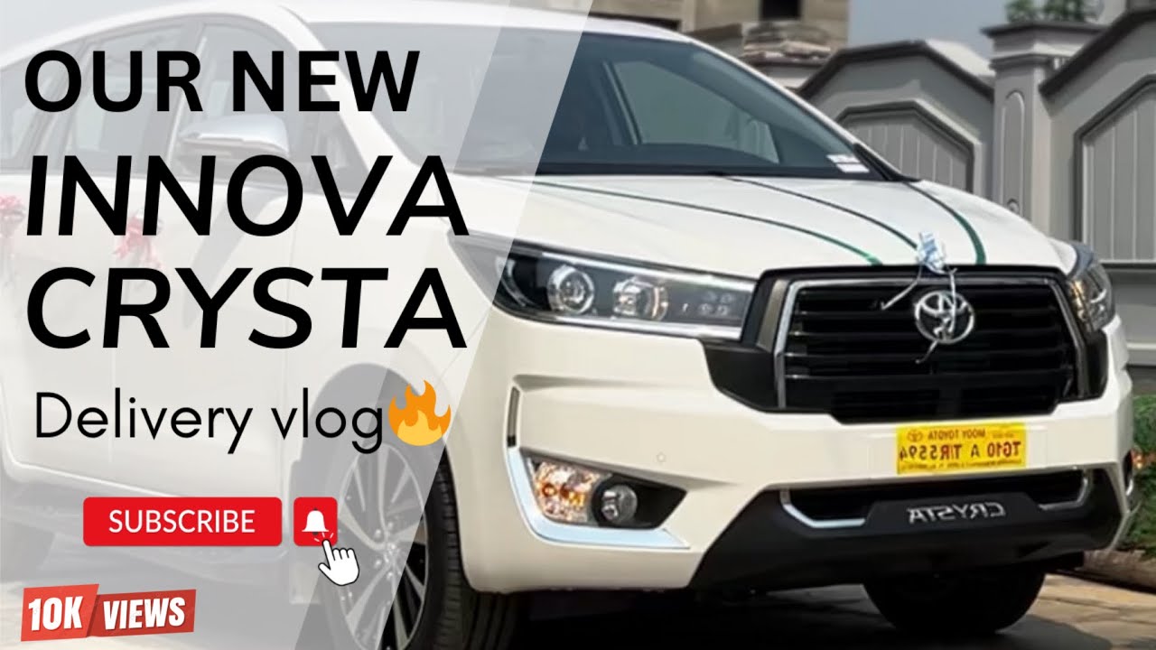 Mana new innova crysta delivery😍🔥shot cute vlog #vlogs #toyota #innova #trending #hyderabad
