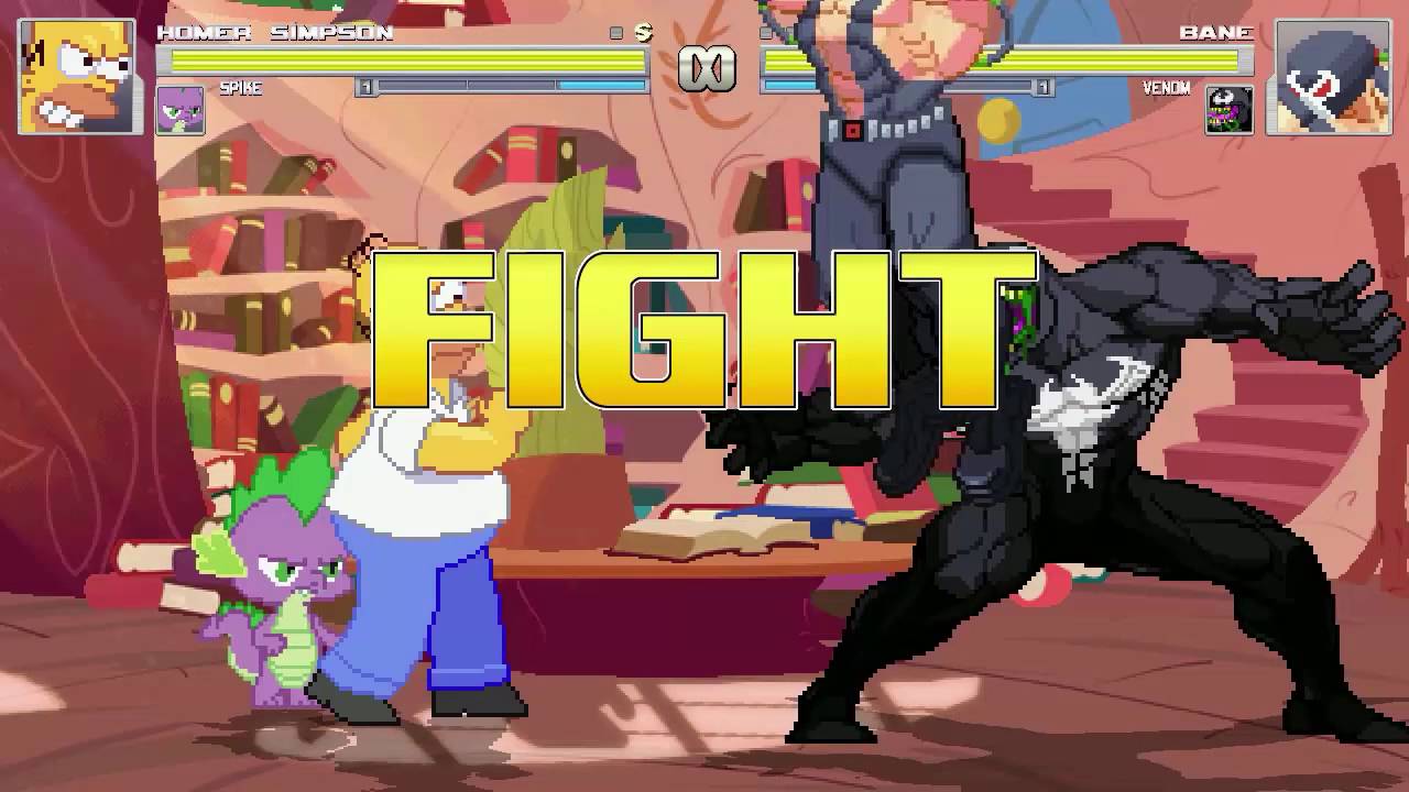 AN Mugen Request #682: Homer Simpson & Spike VS Bane & Venom