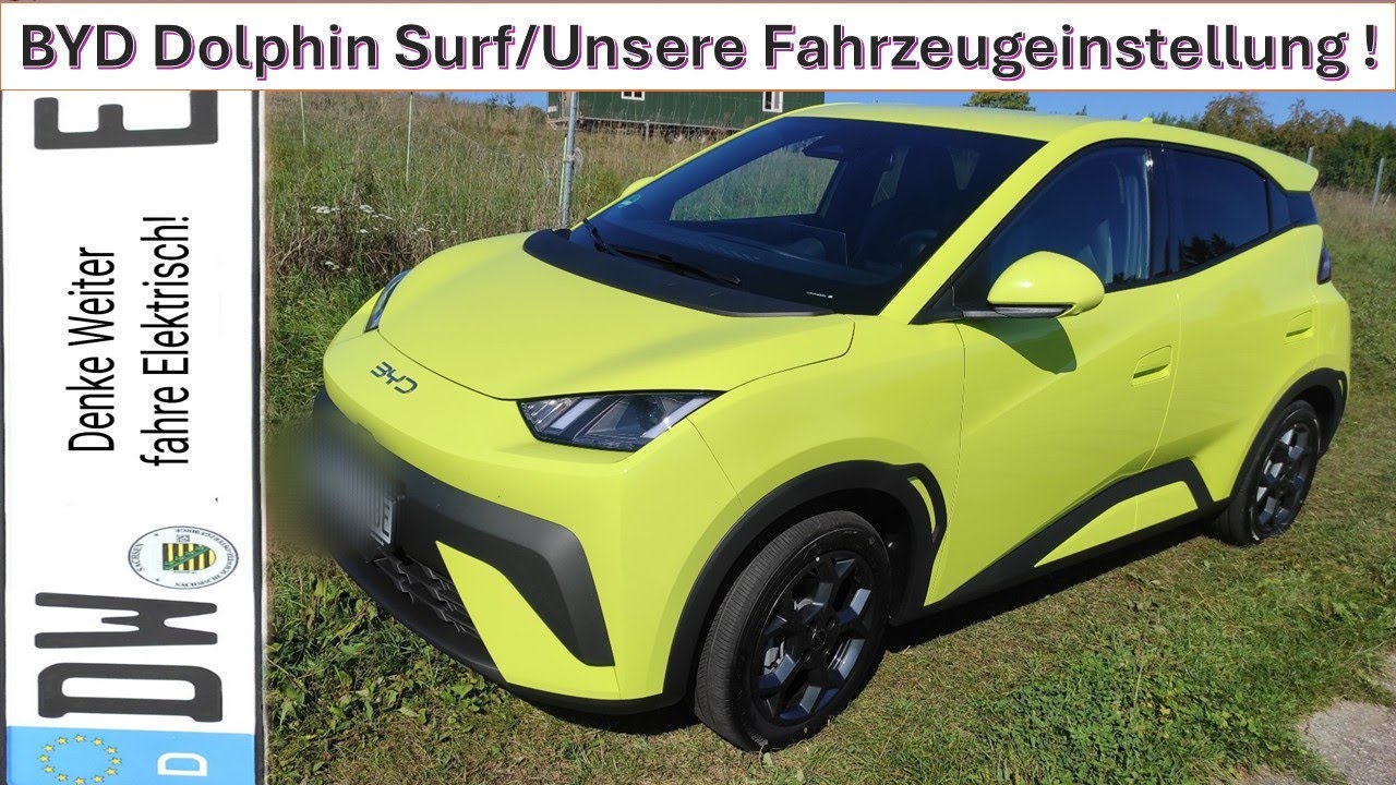 BYD Dolphin Surf 🐬Unsere Fahrzeugeinstellung !
