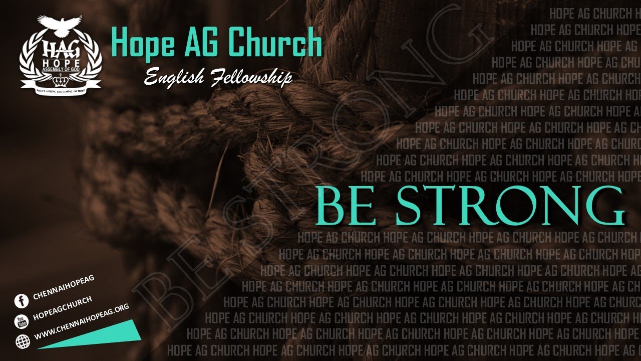 New year 2026 | Hope AG Church English Fellowship Live Stream | Be Strong