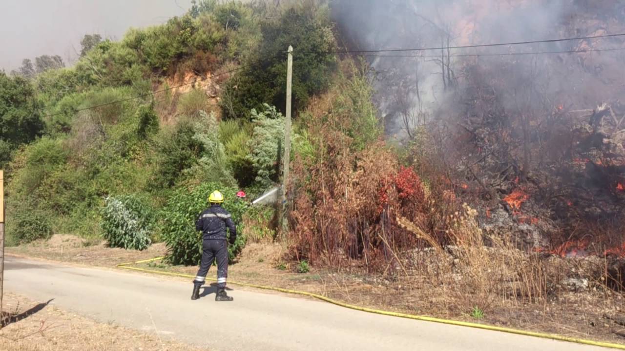 Violent incendie à la gare de Carbuccia