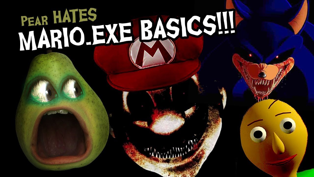 Груша ВЫНУЖДЕНА играть - Основы Mario.EXE!!! (Baldi Mod)