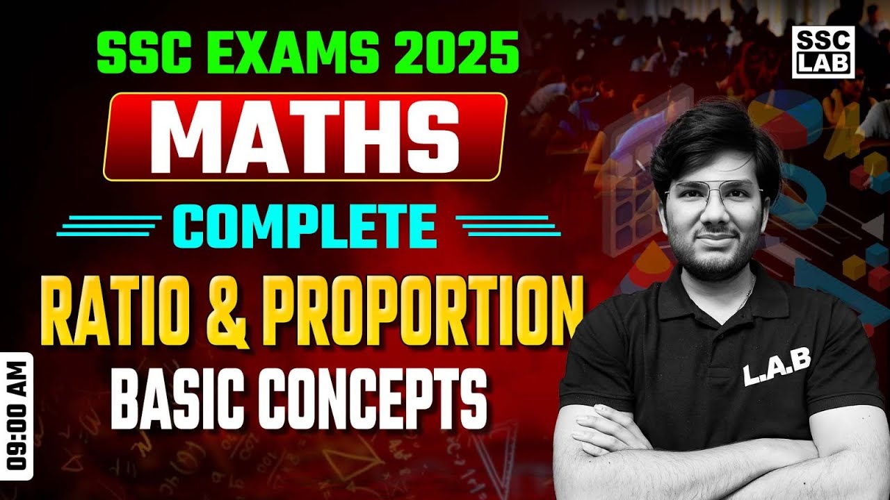 Ratio & Proportion | SSC & Railway Exams 2025 | Maths Classes by Utkarsh Sir |SSC CGL, CHSL, MTS