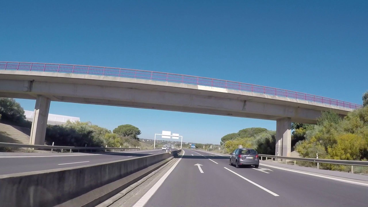 Portugal Autoroute Lisbonne Lagos, Gopro / Portugal Highway Lisbon Lagos, Gopro