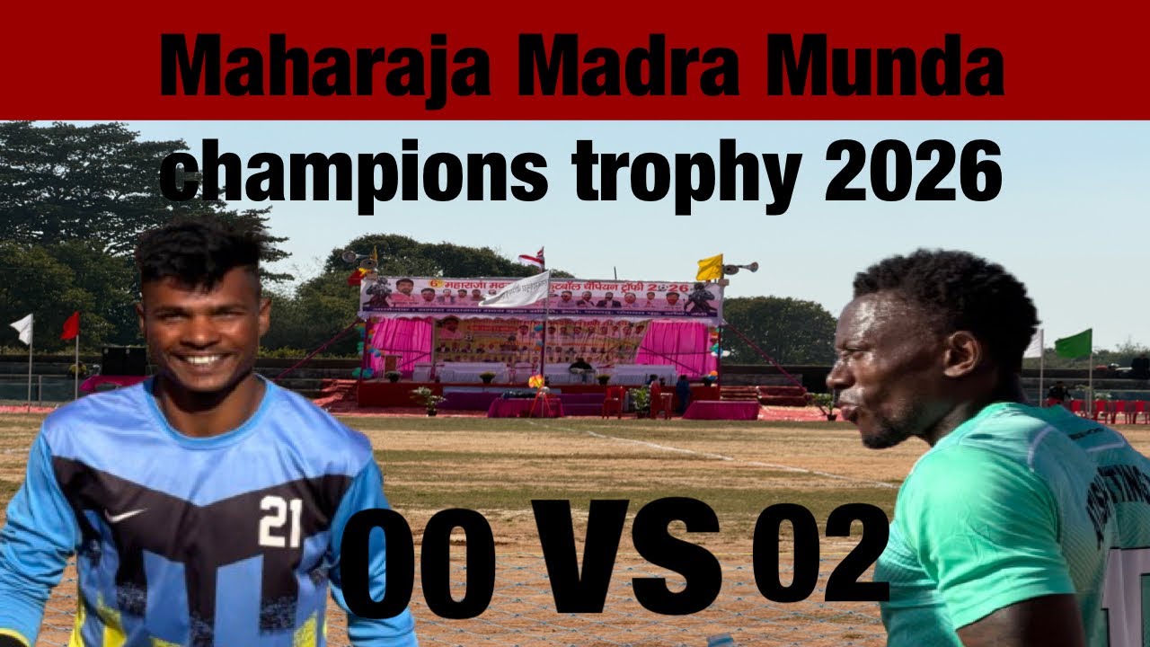 Polon FC Lohardaga 00 🆚 02 Atish sporting Turup .Maharaja Madra Munda football champions trophy 2026